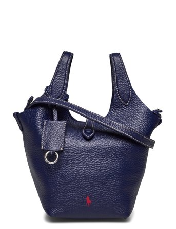 Polo Ralph Lauren Polo Play Leather Small Tote & Crossbody - Navy - ONE SIZE