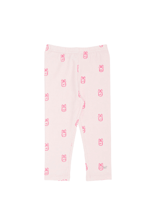 Livly Bow Wreath Essential Leggings Byxor Dam Rosa 110/116