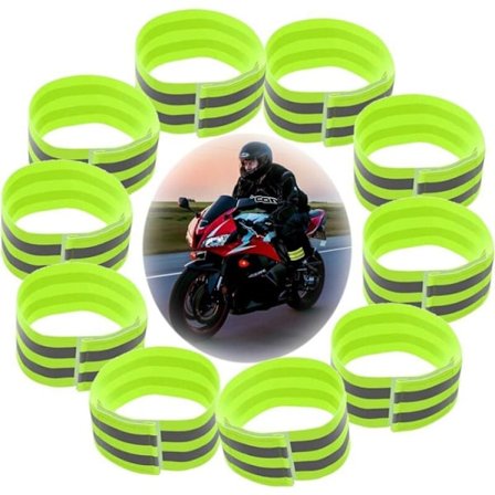 10 st reflekterande armband, reflekterande band armband reflekterande armband