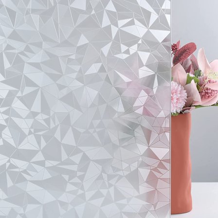 44x200cm Vindusfilmer Elektrostatisk Film Dekorativ Vindusfilm