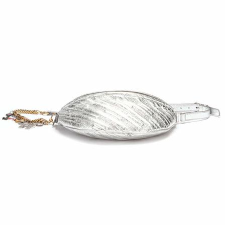 Balenciaga Vintage, Pre-owned Belt Bags Grijs, Dames, Maat:ONE Size,leer