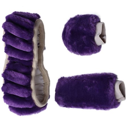 Rat Plys Car Rat Covers Winter Faux Fur Håndbremse og Gear Cover Set Car In