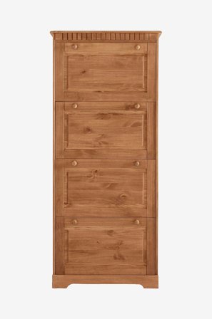 Loft24 - Lisa Skoskåp med 2 luckor 1 låda i furu - Beige - Skoskåp - Från Homeroom