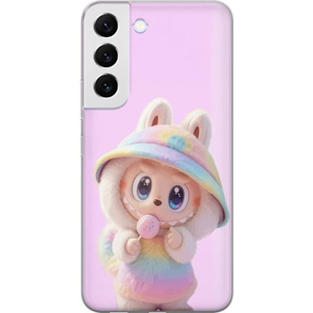 Yhteensopiva Puhelinkuori Samsung Galaxy S22 5G Rainbow Bunny
