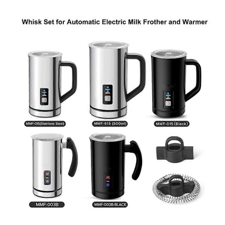 2 Sæt Secura MMF-015 Mælkeskummer Udskiftningspiskeris