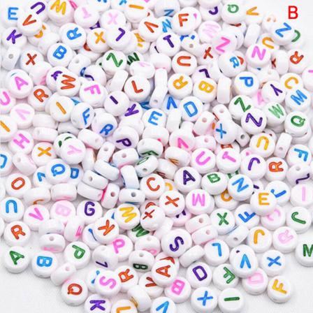 100st Childhood Education Bokstavssiffra Akryl Alfabetpärlor