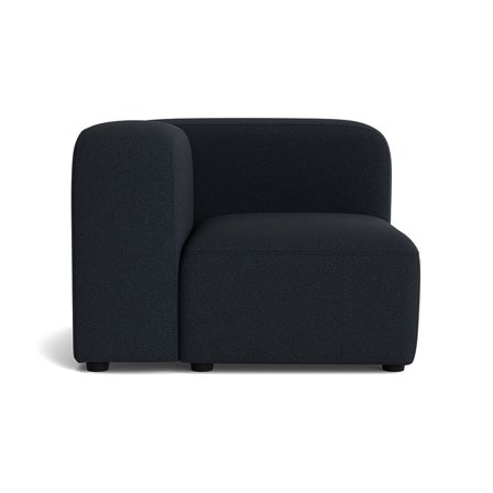 Milo hjørnemodul, venstrevendt - Loop Mørkeblå - 100x100x72 - Sofa