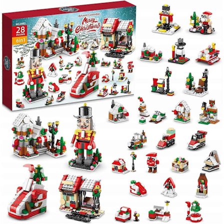 Adventskalender Leketøy Byggeklosser Nøtteknekker 1075