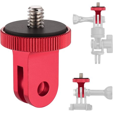 Alumiininen metallikameran kiinnityssovitin, kestävä 1/4"-20 yleiskäyttöinen muuntaja A