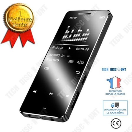 MP3-afspiller - TD - Høj Opløsning - Touchskærm - Bluetooth - Radio