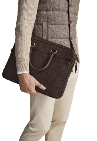 John Henric Laptop Bag Bartolo Väskor Herr Brun ONESIZE