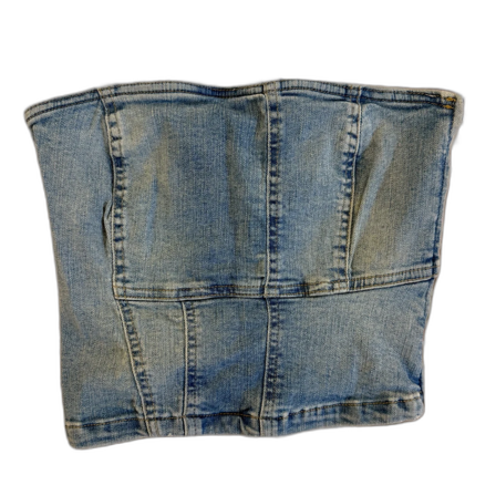 Jeans tubtopp från Zara XS