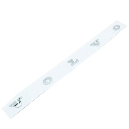 Silver ABS Bil Baklucka Bokstäver Emblem Emblem Logo för Volvo C70 C30 S60 S60l Xc90 Xc60 V60 V40 S80 S80l Bil Styling Dekaler - WELLNGS