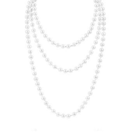 Pärlsmycken Kvinnor 1920-tals Halsband Pärlhalsband Kostymsmycken Pärlhalsband Dam