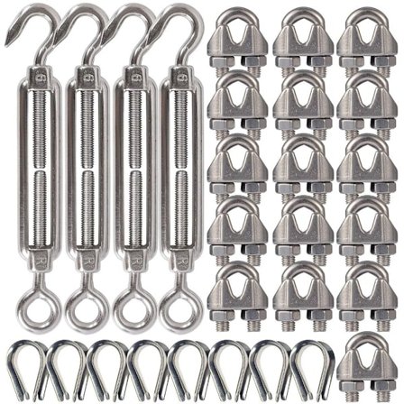 Wire Rope Kit Turnbuckle Wire Strammer Kit String Light