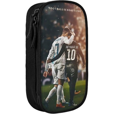 #10 Neymar Suuri Kynäkotelo Toimistoon Korkeakouluun Suuri Säilytys Kapasiteetti Laukku Pussi Pidike Laatikko Meikkipussi Aikuisille BD-0050