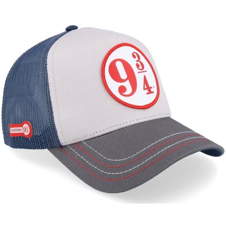 Capslab - Grå trucker Keps - Harry Potter Express Blue/Grey A-Frame Trucker @ Hatstore