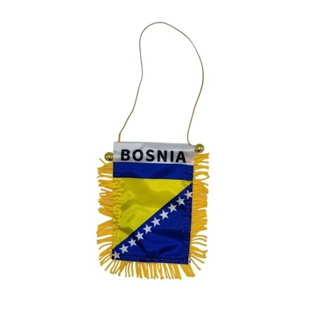 Bosnien hængende flag bil bakspejl med sugekop