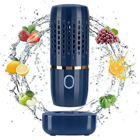 Hedelmien ja vihannesten pesukoneen puhdistuslaite USB ladattava ruoanpuhdistin automaattinen kotitalous