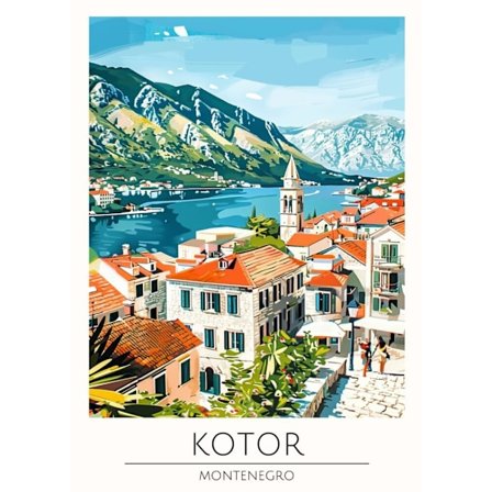 Världsstäder Affisch/Poster/Print/Tavla Storlek 50×70 CM