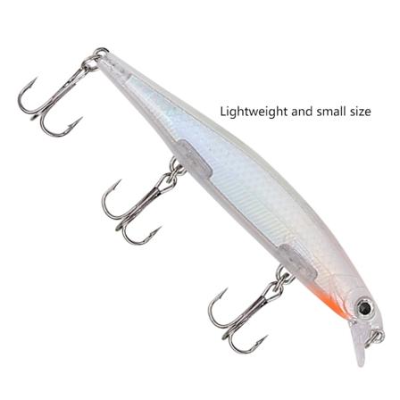 HENG JIA 11CM Levende Lokke Agner Kunstig Minnow Fiske Agner med Kroker (H)