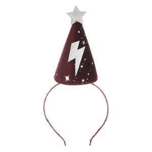 Mimi & Lula Red Velvet Wizard Hat One Size - Costumes - One size - Red - Mädchen - Fantasy character accessories