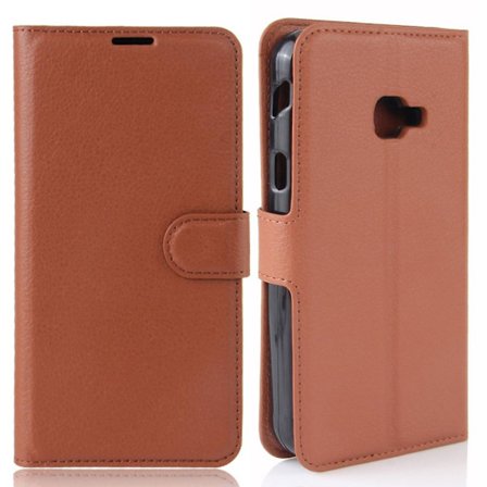Läderfodral med plånbok och litchi-struktur för Samsung Galaxy Xcover 4s/Xcover 4 G390F