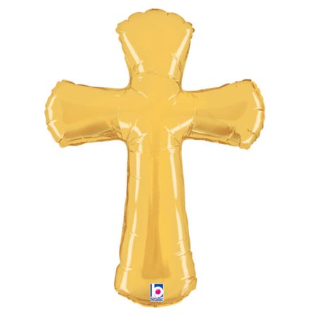 Kultainen Risti Folioilmapallo