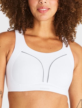 Swegmark Dynamic Intense Sport Bra Moulded Cups - White - E x 70