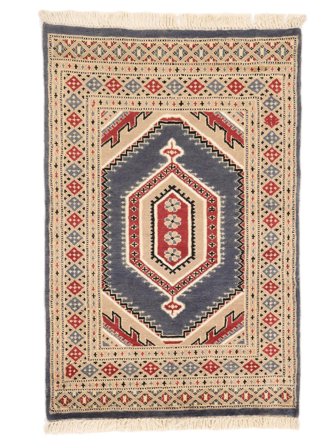 Pakistan Buchara 2Ply Teppich Orientalischer Braun/Beige (Wolle, Pakistan)