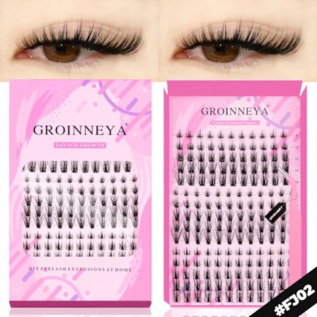 GROINNEYA DIY Ögonfransförlängningskit Individuella Fransar Kluster Faux Mink Ögonfransförlängning Mix set med Franslim och Försegling Makeup