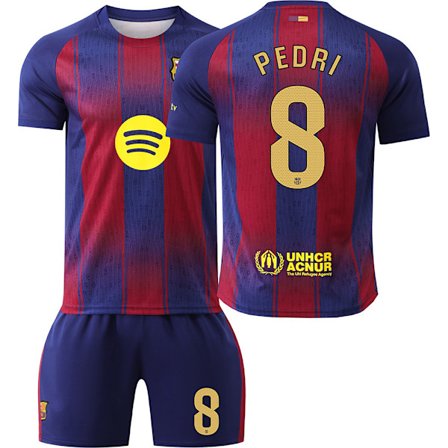 Pustende, hurtigtørkende jersey 2526 Barcelona hjemmedrakt Messi fotballdrakt