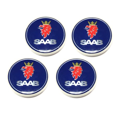 Saab keskikupit vanteisiin 60mm sopivat 57mm reikään 4 kpl