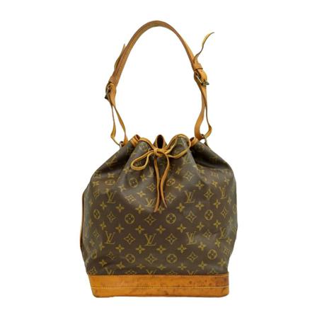 Louis Vuitton Vintage, Pre-owned Noe Monogram Bag Bruin, Dames, Maat:ONE Size,leer