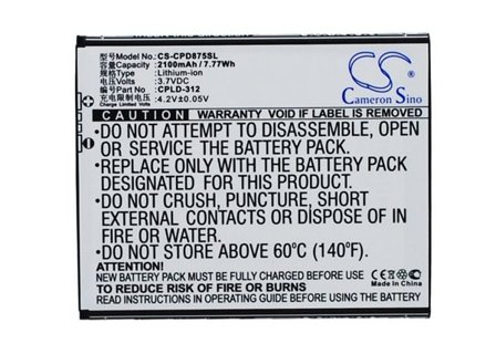 Batteri till SmartPhone, Mobil för Coolpad 8675, 8675 HD 4G, NOTE m.fl.