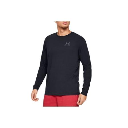 T-paidat Under Armour Sportstyle Left Chest LS Mustat 173 - 177 cm/S