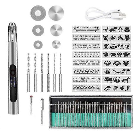 Graveringspen, Customizer graveringspen, Graveringspen til alle materialer, Trådløs graveringspensæt