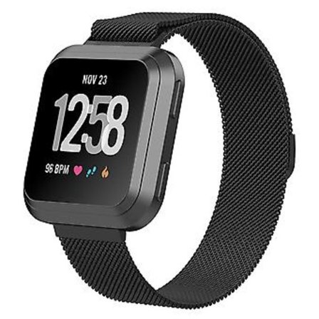 Armband för Fitbit Versa 2 / Fitbit Versa / Fitbit Versa Lite (Svart)