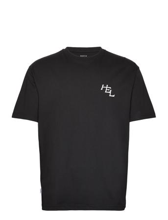 Hel T-Shirt T-shirts Short-sleeved Svart Makia*Betinget Tilbud