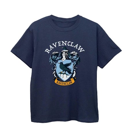 Harry Potter Boys Ravenclaw Bomull T-shirt 7-8 år Marinblå