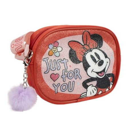 Disney Mimmi Pigg For You glittrig axel- och crossbodyväska