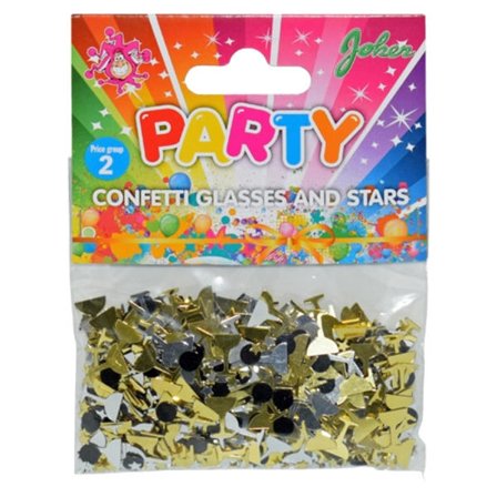 Konfettibriller og stjerner