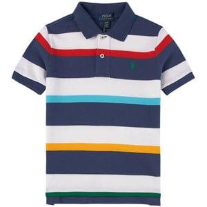 Kids - Ralph Lauren Striped Polo Shirt Navy 3 Years - Tops - 3 years - Navy - Mädchen