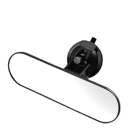 Blåt indvendigt bakspejl til bil, sugekop indvendigt bakspejl, universelt bakspejl til bil, 360 graders justerbart panoramisk antirefleks bakspejl til