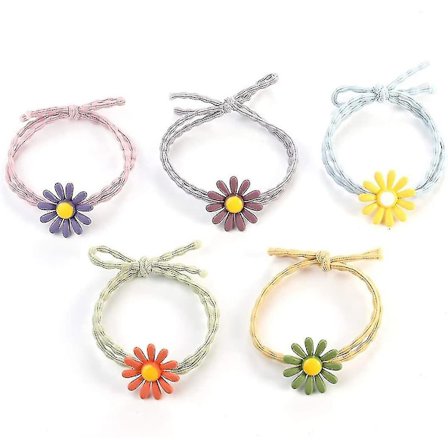 Søde Elegante Elastiske Hårbånd Til Piger Kvinder, Hår Elastikker Hestehale Holdere, Hår Reb Mode Hårbånd Hestehale Holdere Hår Ringe Hairban