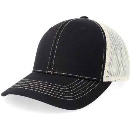 Equip - Svart trucker Keps - Black/Stone Trucker @ Hatstore
