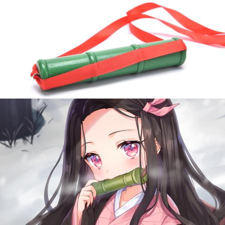 IC Anime Demon Slayer Tetningsstav Cosplay Rekvisitter Jenter Bambus