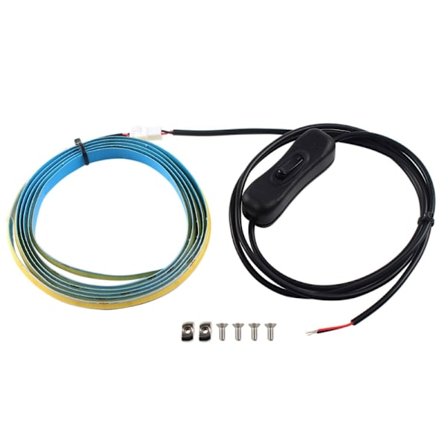 Universal 3D-skrivare LED-ljus Justerbar längd Dubbla sidor Inbäddad ljusstav