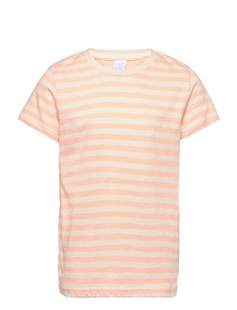 Top S S Basic Y D Stripe T-shirt Orange Lindex