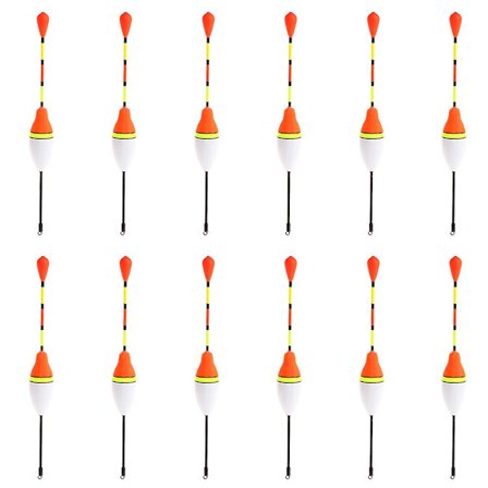 12 stk Fiskeflytere Fiskebøye Fiskekarpeflytere Fiske